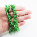 Venta al por mayor Piedras preciosas semi preciosas Chips Green StoneBeads